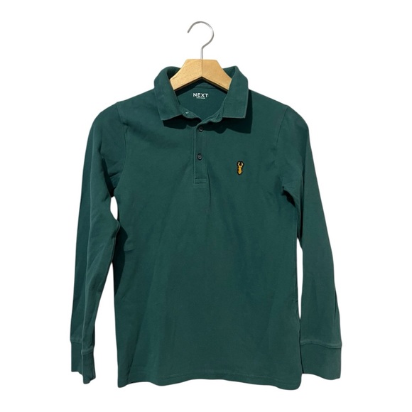 Next Boys Polo Shirt Trio Long Sleeves Size 9 Lot Bundle - Picture 3 of 6